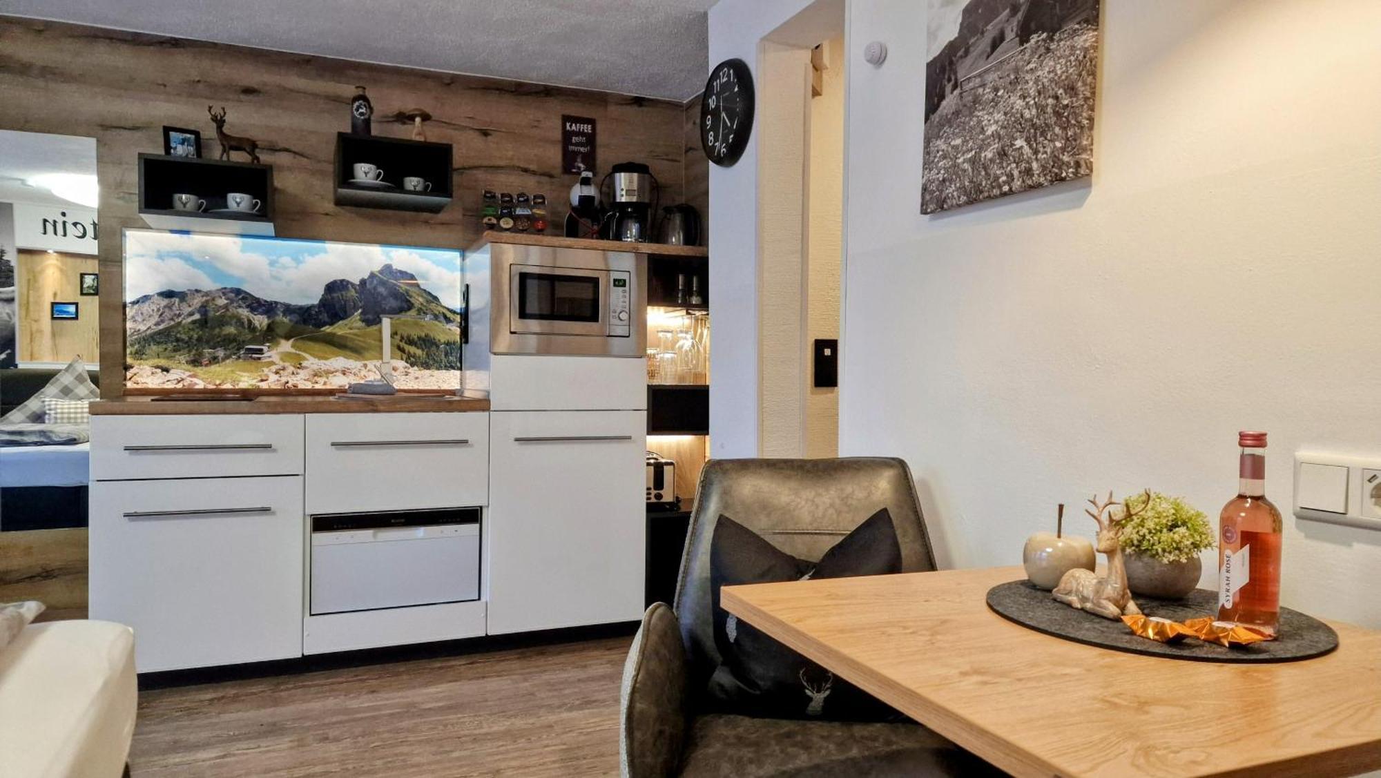 Nr 3 "Aggenstein"-Einzigartige Studio Mit Sued Balkon Inkl Koenigscard ฟรอนเทน ภายนอก รูปภาพ